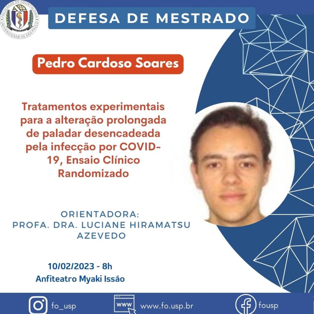 Leia mais sobre o artigo Defesa de Mestrado de Pedro Cardoso Soares