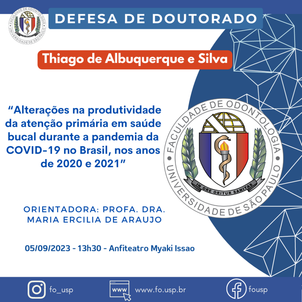 Leia mais sobre o artigo Defesa de doutorado de Thiago de Albuquerque e Silva