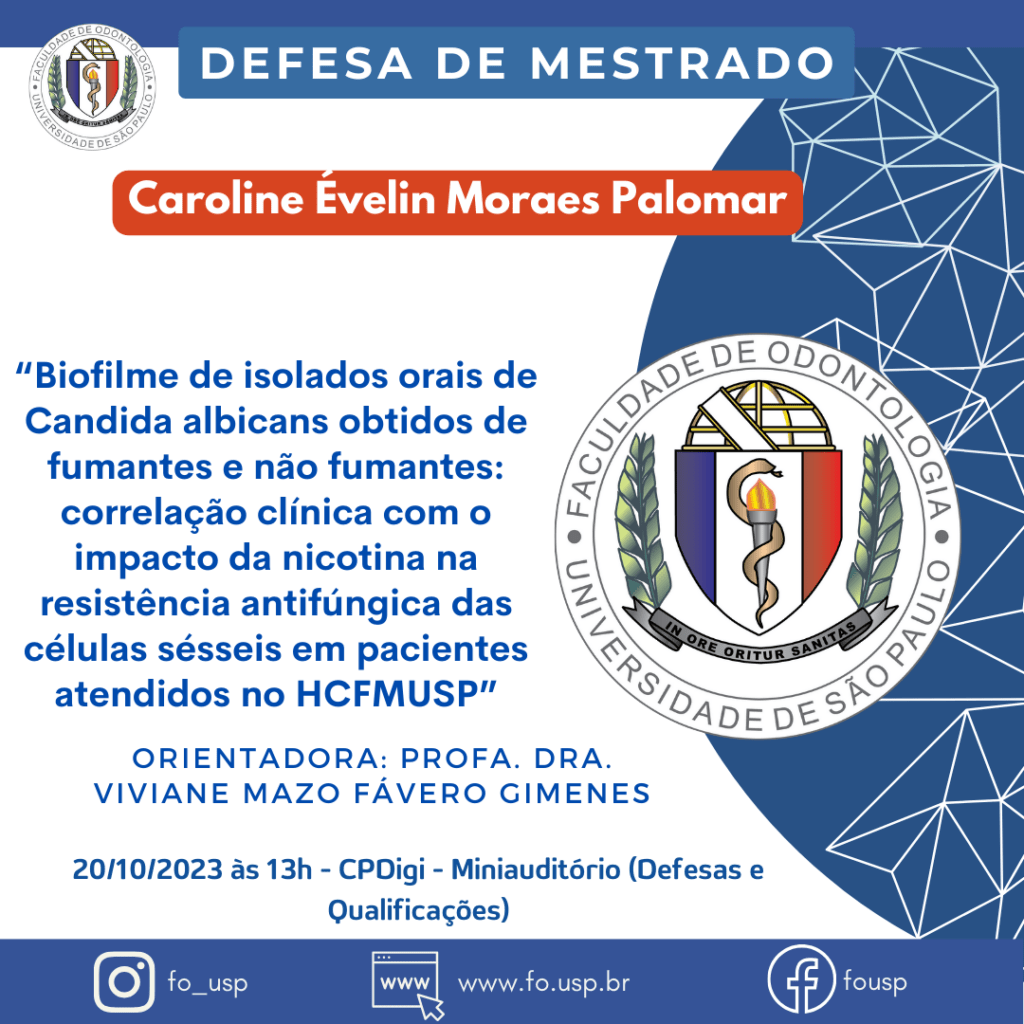 Leia mais sobre o artigo Defesa de Mestrado de Caroline Évelin Moraes Palomar