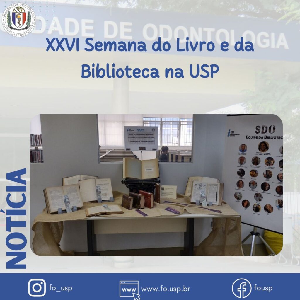 Leia mais sobre o artigo XXVI Semana do Livro e da Biblioteca na USP