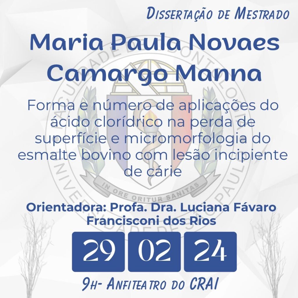 Leia mais sobre o artigo Dissertação de Mestrado de Maria Paula Novaes Camargo Manna