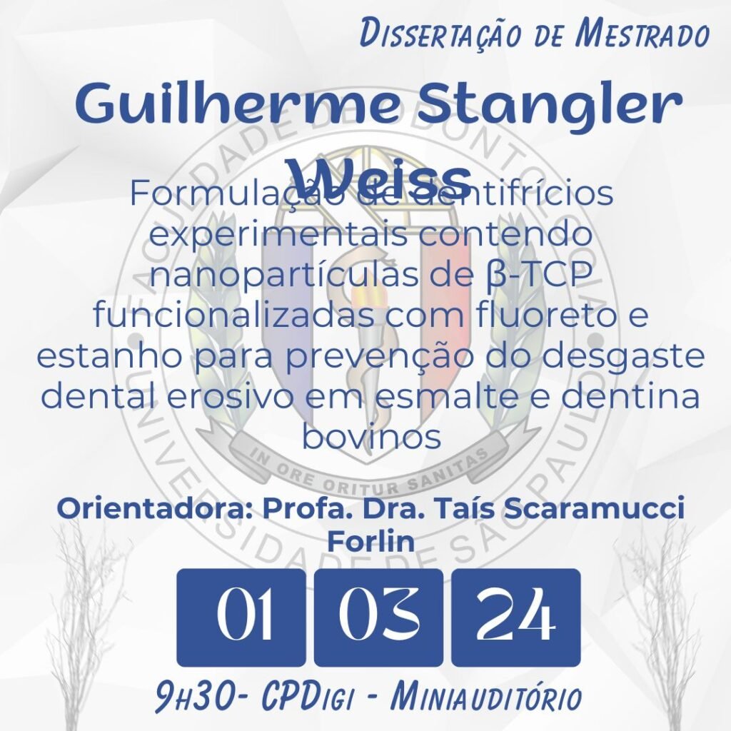 Leia mais sobre o artigo Dissertação de Mestrado de Guilherme Stangler Weiss