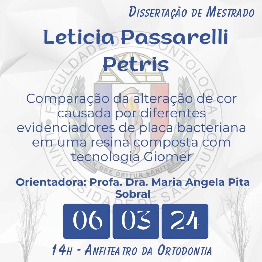 Leia mais sobre o artigo Dissertação de Mestrado de Leticia Passarelli Petris