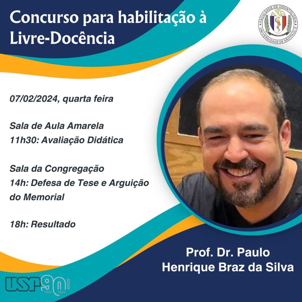 Leia mais sobre o artigo Concurso para habilitação à Livre-Docência