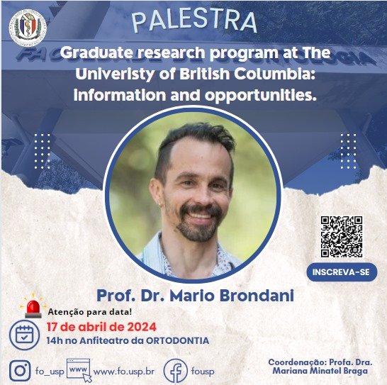 Leia mais sobre o artigo Palestra com o Prof. Dr. Mário Brondani no Anfiteatro da Ortodontia