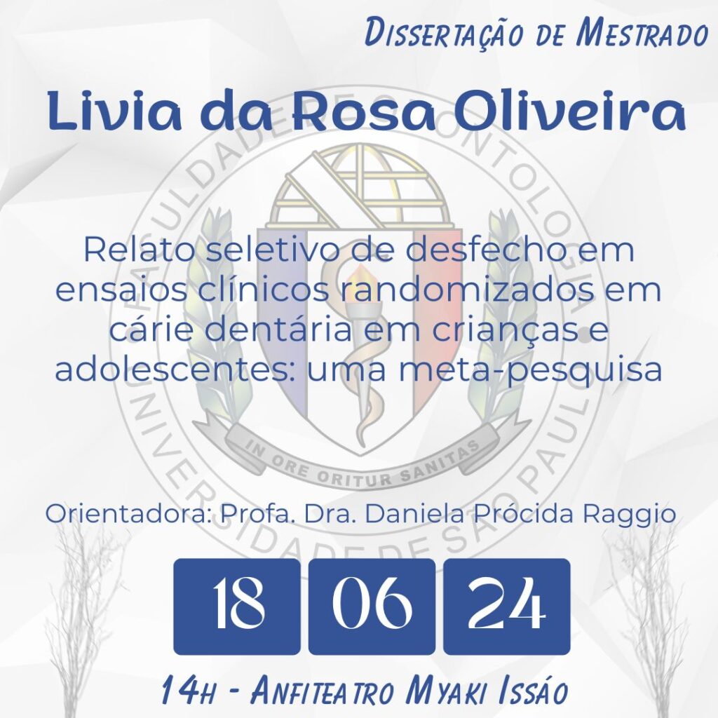 Leia mais sobre o artigo Dissertação de Mestrado de Livia da Rosa Oliveira