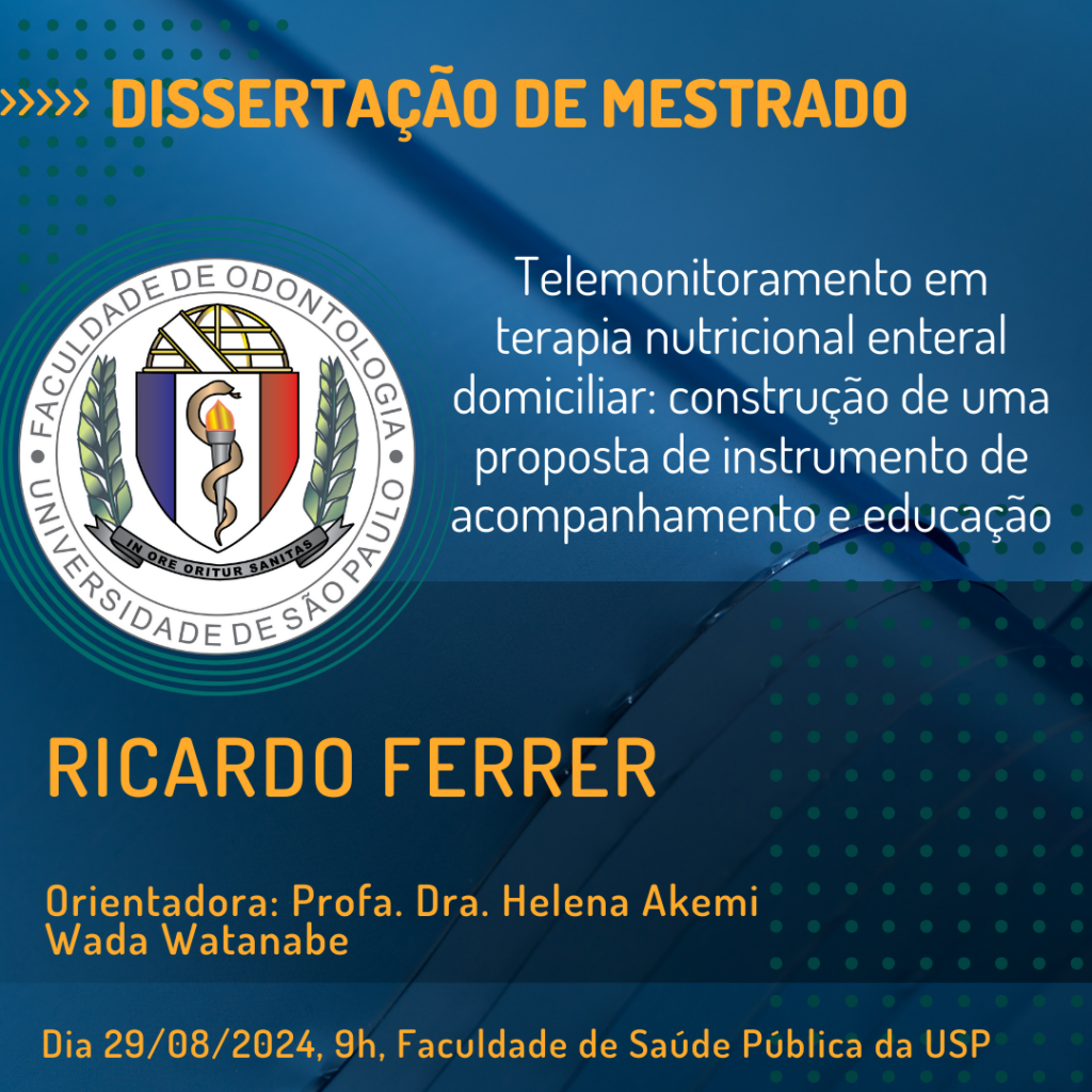 Leia mais sobre o artigo Dissertação de Mestrado de Ricardo Ferrer