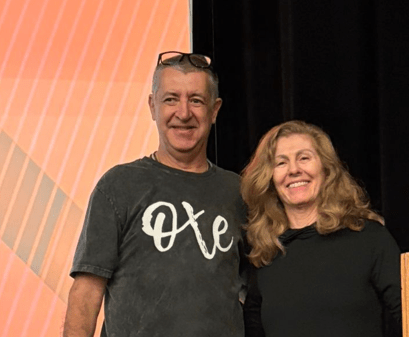 Profº Drº Antônio Carlos Frias, da Faculdade de Odontologia da Universidade de São Paulo, e Dra. Marta Cipriano, Coordenadora de Saúde Bucal do município de São Paulo