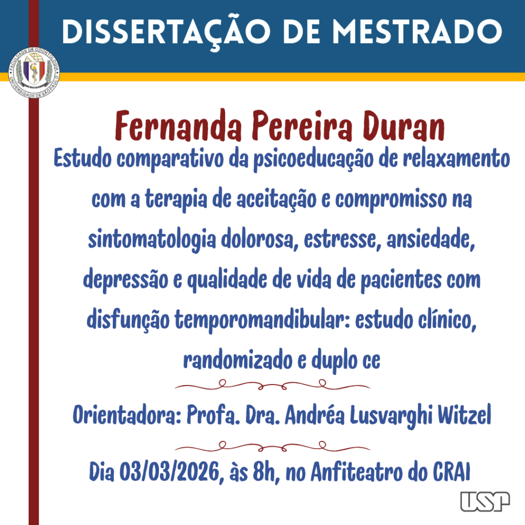 Leia mais sobre o artigo Dissertação de Mestrado de Fernanda Pereira Duran