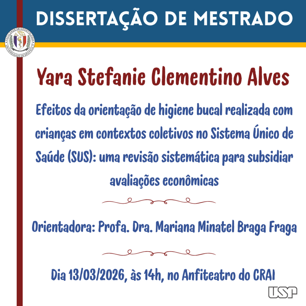 Leia mais sobre o artigo Dissertação de Mestrado de Yara Stefanie Clementino Alves