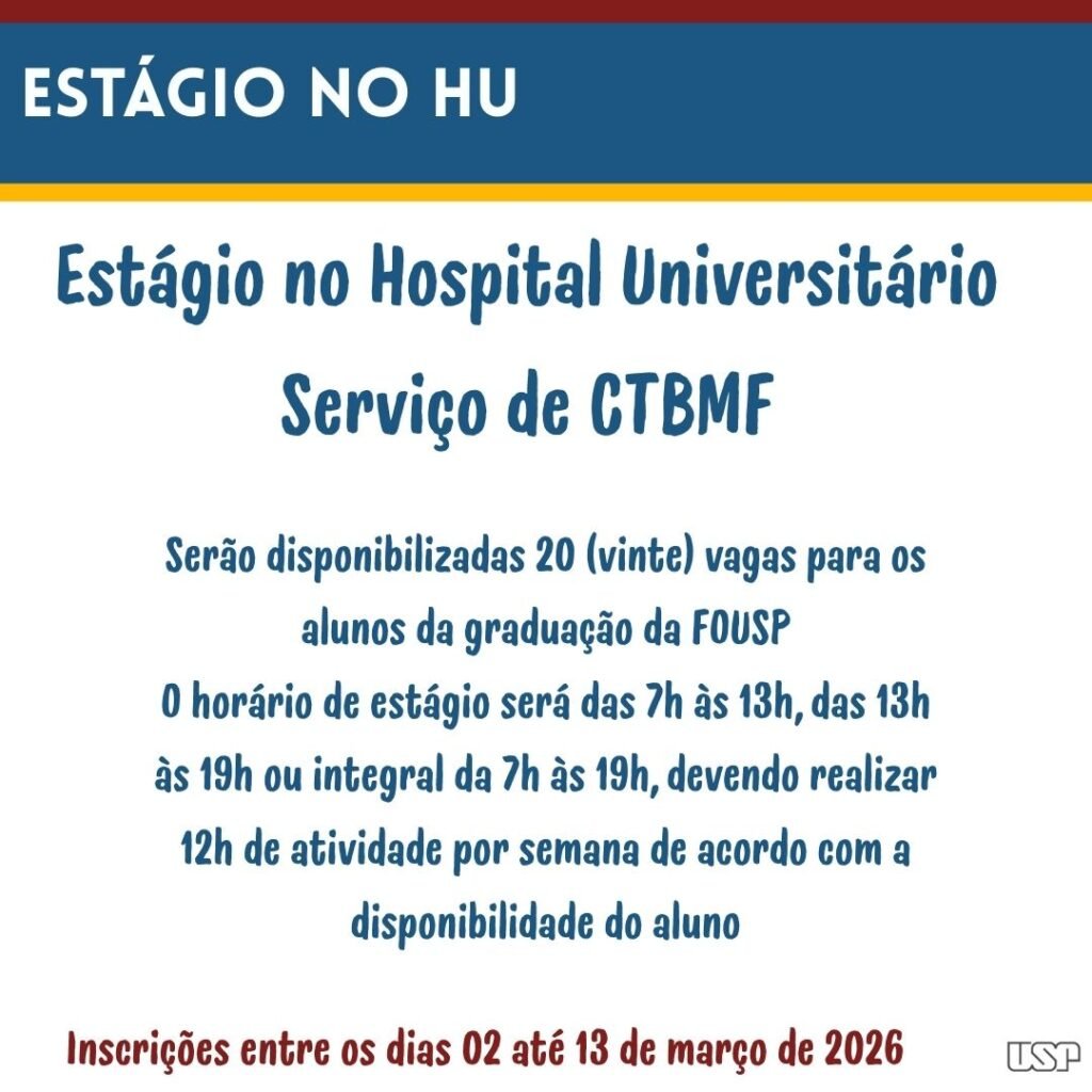 Leia mais sobre o artigo Estágio no HU para alunos de graduação